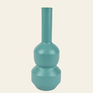 Beauty Home Метална ваза Sage Green 12 x 34 cm