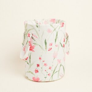 Beauty Home Текстилен цилиндър 25 x 15 cm Цветя ирис и фрезия