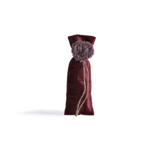 Beauty Home Торбичка Продълговата 6 x 19 cm Кадифе Бордо