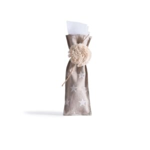 Beauty Home Торбичка удължена 6 x 19 cm - Бели звезди