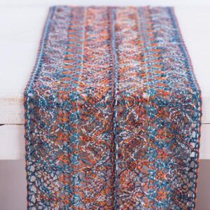 Beauty Home Дантела Памучна 23 cm BOHO Тюркоаз 2
