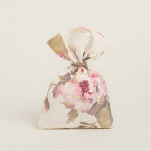 Beauty Home ТОРБИЧКА 12 x 17 cm КЛАСИЧЕСКА ФЛОРАЛНА ЕКРЮ