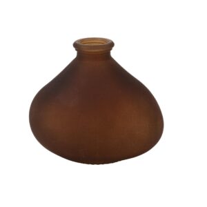 Beauty Home Стъклена ваза Tom Шоколадова 11 x 9,5 x 6,5 CM – 260ml