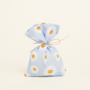 Beauty Home Торбичка 12 x 17 cm Поплин Маргаритки Светлосин фон