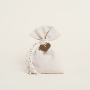 Beauty Home ТОРБИЧКА 12 x 17 cm ЕКРЮ ЗЛАТИСТО LUREX