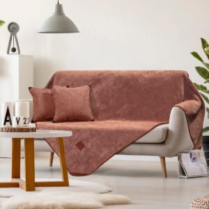 Beauty Home Декоративна калъфка за възглавница Tabac Art 8405 42x42 Керемидено червено