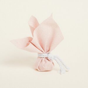 Beauty Home Кърпа 27 x 27 cm Розов със Златен LUREX