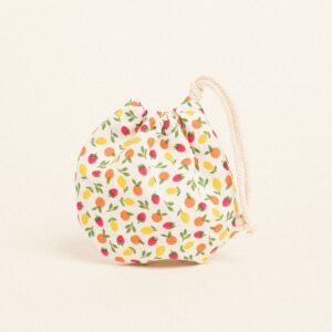 Beauty Home ОВАЛНА ТОРБИЧКА С ВРЪЗКА 13 x 14 cm МИНИ ПЛОДОВ МИКС