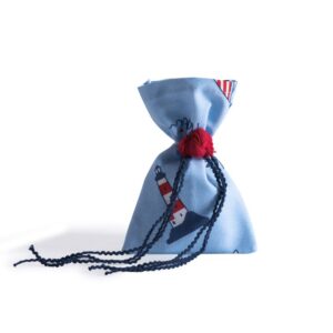 Beauty Home Светлосиня морска торбичка 12 x 17 cm