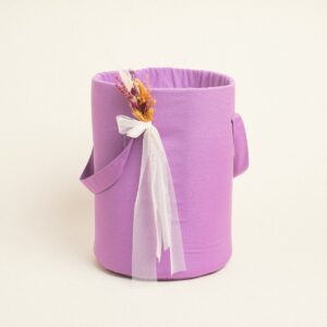 Beauty Home САК ЦИЛИНДЪР 43 x 30 cm ЕДНОЦВЕТЕН ПРЕМИУМ ЛИЛАВ