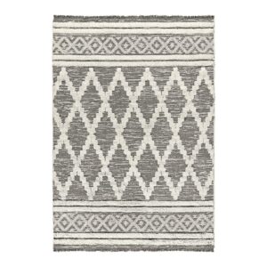 Beauty Home Килим памучен Morocotton 9235 150x220 Сив