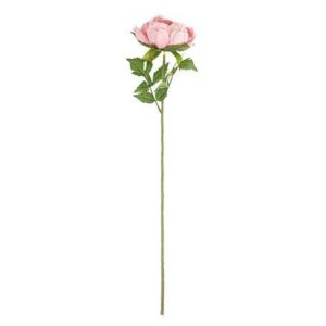Beauty Home Декоративен клон от божур розов и зелен 56x10cm