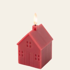 Beauty Home LED СВЕЩ 6 x 11,5 cm КЪЩА БОРДО