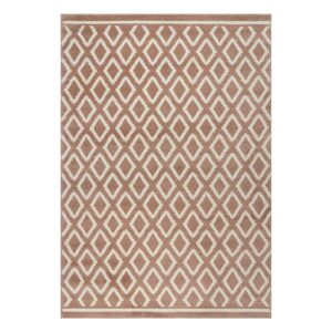 Beauty Home Изтривалка Vibe Art 9575 67x150 Розово Бяло Розово Бяло