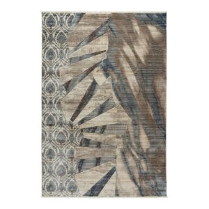 Beauty Home Килимче Bliss Art 9628 67x220 Бежов,Мока,Син