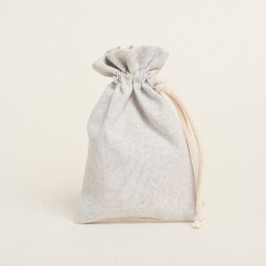 Beauty Home ТОРБИЧКА С ВРЪЗКА 12 x 17 cm СИВ СРЕБЪРЕН LUREX