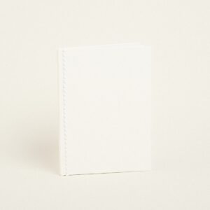 Beauty Home Книга за пожелания едноцветна Премиум екрю портретна 30 x 21,5 cm