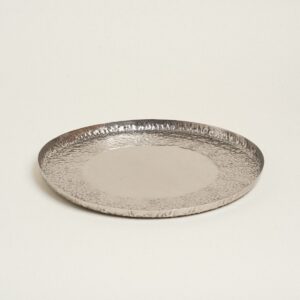 Beauty Home МЕТАЛЕН ДИСК СРЕБЪРЕН 41 cm