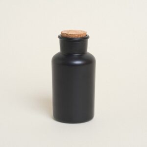 Beauty Home БУТИЛКА ЧЕРНО МАТОВО С ТАПА 17 x 8 cm 500 ml