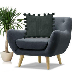 Moss Stich 50x50 Възглавница с полифил (Тъмнозелен)