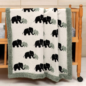 Elephant 100x120 Одеяло Бебе