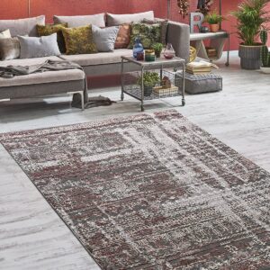 Beauty Home Килим Stylish Art 9425 160x230 Сив,Розов