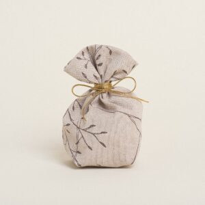 Beauty Home Торбичка с основа 8 x 12 cm Клони Бежов фон