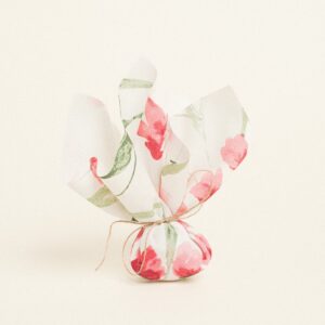 Beauty Home Кърпа 27 x 27 cm Цветя Ирис и Фрезия