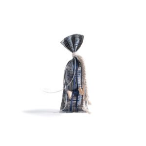 Beauty Home Пликче 6 x 19 cm Синьо каре на линии
