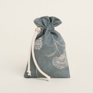 Beauty Home Торбичка с връзка 12 x 17 cm Глухарче Зелен