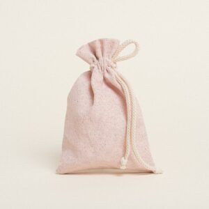 Beauty Home Торбичка с връзка 12 x 17 cm Розово злато LUREX