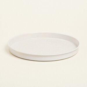 Beauty Home ДИСК МЕТАЛЕН РЕЛЕФЕН ЕКРЮ 32 CM