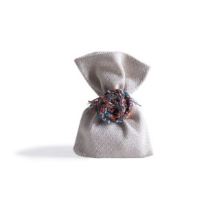 Beauty Home Торбичка Бродерия Сива 12 x 17 cm