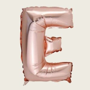 Beauty Home Балон Буква “E” 36cm Розово злато