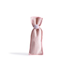 Beauty Home ТОРБИЧКА ПРОДЪЛГОВАТА 6 x 19 cm – БРОДЕРИЯ РОМБ РОЗОВ