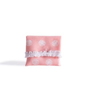 Beauty Home Текстилен плик сьомга на точки 12 x 17 cm