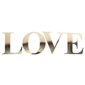 Beauty Home Стикери Злато LOVE 15 CM