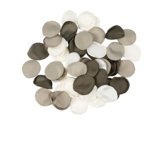Beauty Home 60 Сатенени листенца в екрю, сиво-зелено и бежово Ø3,5 CM