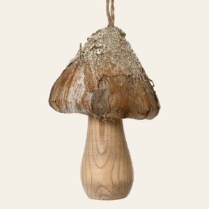 Beauty Home Дървена гъба със златен детайл 7 x 10 CM