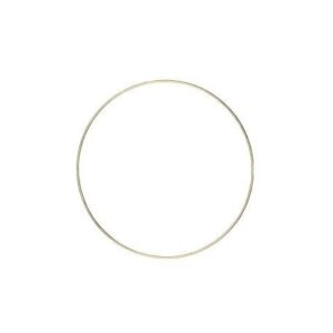 Beauty Home Метален Кръг Златен 20 CM