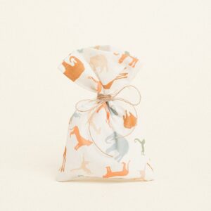 Beauty Home ТОРБИЧКА 12 x 17 cm ПОПЛИН ЖИВОТНИ ОТ ДЖУНГЛАТА