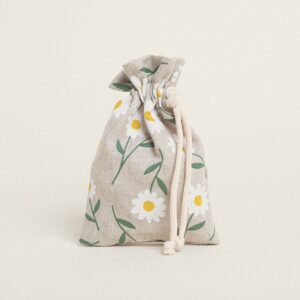 Beauty Home Торбичка с връзка 12 x 17 cm Маргаритки