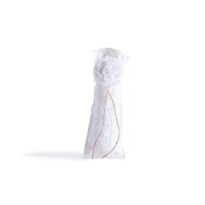 Beauty Home Торбичка с дантела 6 x 19 cm Бяла