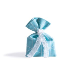 Beauty Home Торбичка Геометрични Ромбове Светлосиньо 12 x 17 cm
