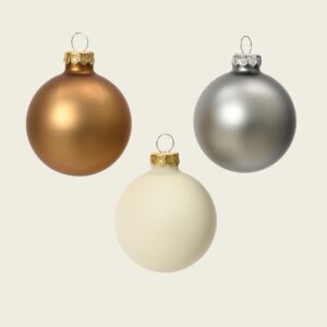 Beauty Home СТЪКЛЕНИ ТОПКИ 3 ЦВЯТА 6 cm КОМПЛЕКТ 20 БР.