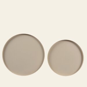 Beauty Home Метални кръгли тави КОМПЛЕКТ 2 БР., 30cm, 25cm