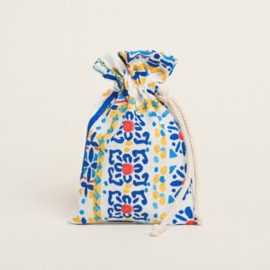 Beauty Home Торбичка с връзка 12 x 17 cm ΑΖΟΥΛΕΖΟΥ