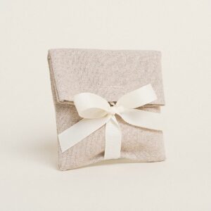 Beauty Home Торбичка с панделка 12 x 17 cm Бежов Златист LUREX
