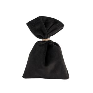 Beauty Home ТОРБИЧКА 12 x 17 cm КАДИФЕ PREMIUM ЧЕРЕН