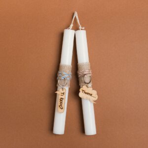 Beauty Home Свещ 25cm Облачета Комплект 2 бр. В подаръчна опаковка